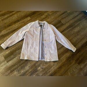 Genuine suede jacket by AR (gray) women’s size medium